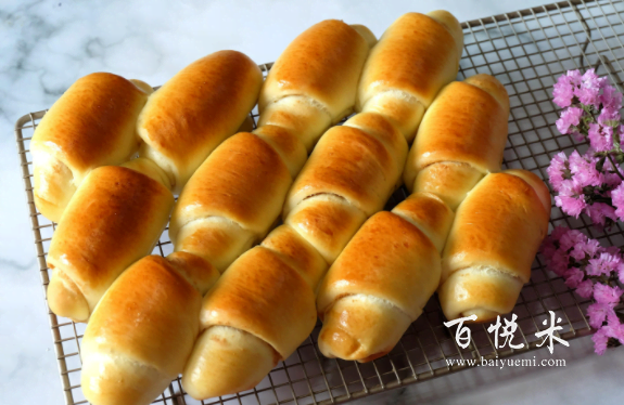 在家烤面包，配方自己改，低糖無油更健康，做法太簡單了